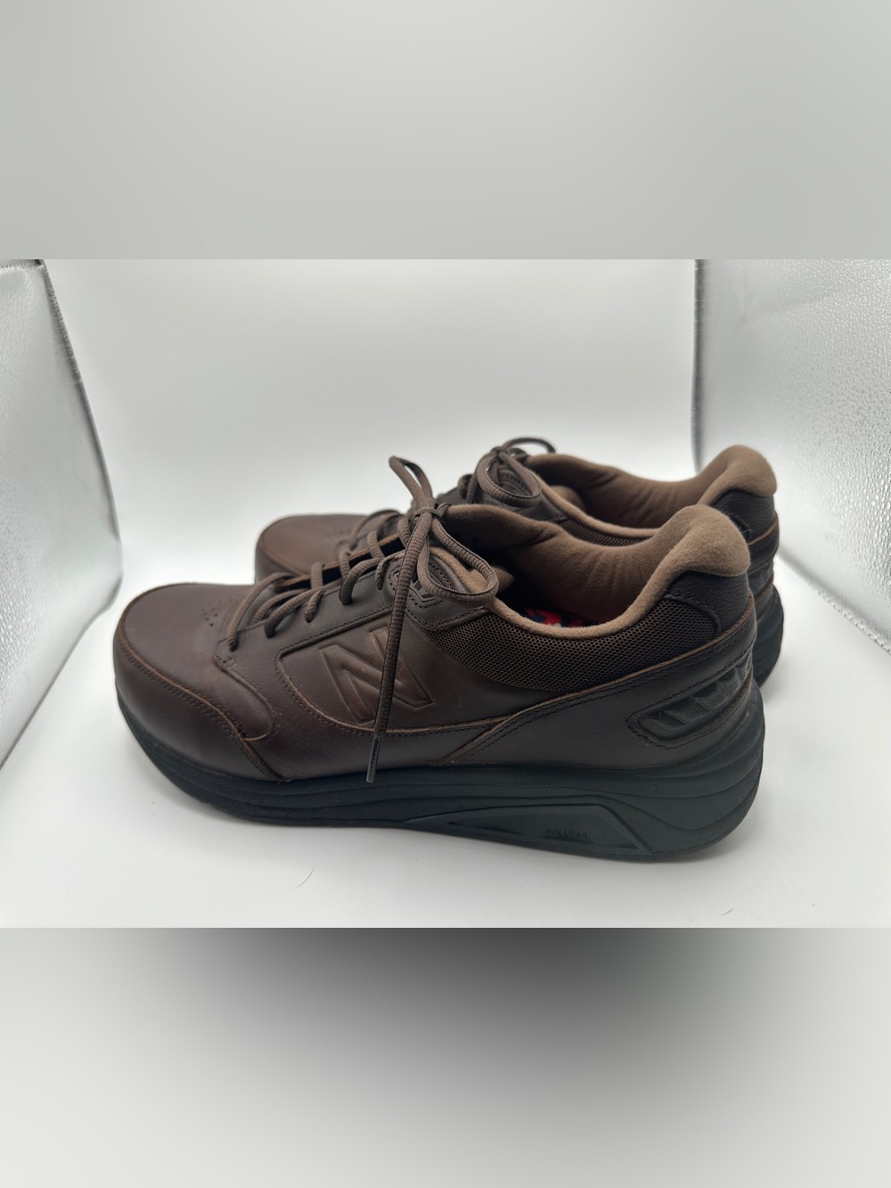 Size 12 New Balance 928v3 Men's Walking Shoe Brown Leather